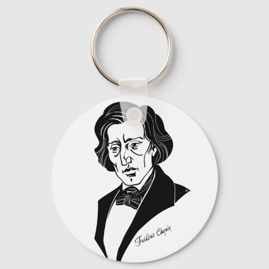 Frederic Chopin Sleutelhanger (Voorkant)