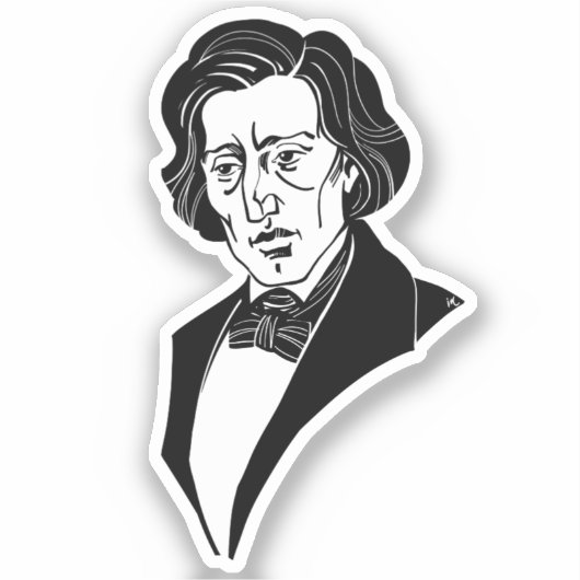 Frederic Chopin Sticker (Voorkant)