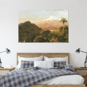 FREDERIC E. CHURCH - ZUID-AMERIKAANS LANDSCHAP 185 CANVAS AFDRUK (Insitu (Slaapkamer))