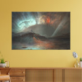 FREDERIC EDWIN CHURCH - AURORA BOREALIS - 1865 CANVAS AFDRUK (Insitu (Woonkamer))