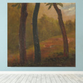 Frederic Edwin Church - Boslandschap Canvas Afdruk (Insitu (Houten vloer))