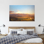 FREDERIC EDWIN CHURCH - COTOPAXI - 1855 - Luminism Canvas Afdruk (Insitu (Slaapkamer))