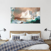 FREDERIC EDWIN CHURCH - DE IJSDRIFTEN - 1861 - CANVAS AFDRUK (Insitu (Slaapkamer))