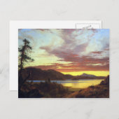 Frederic Edwin Church - een Sunset Briefkaart (Voorkant / Achterkant)