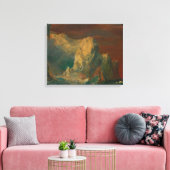 Frederic Edwin Church - Ijsberg Fantasie Canvas Afdruk (Insitu (Woonkamer))