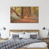 Frederic Edwin Church - Landscape from North Ameri Canvas Afdruk (Insitu (Slaapkamer))