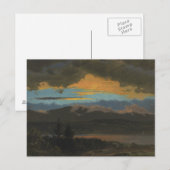 Frederic Edwin Church - Sunset Over de Hudson Briefkaart (Voorkant / Achterkant)