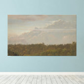 Frederic Edwin Church - Thunder Clouds, Jamaica Canvas Afdruk (Insitu (Houten vloer))