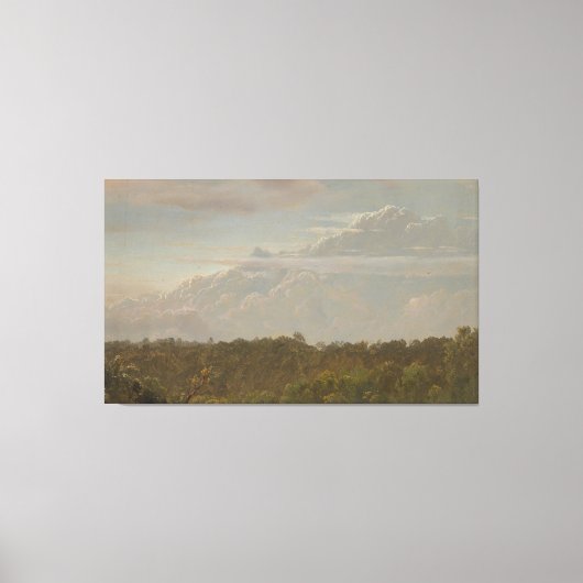 Frederic Edwin Church - Thunder Clouds, Jamaica Canvas Afdruk (Voorkant)