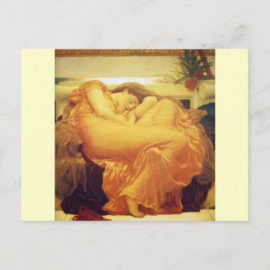 Frederic Leighton, Briefkaart "Flaming June" (Voorkant)