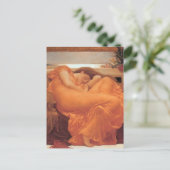 Frederic Leighton Flaming June Briefkaart (Staand voorkant)