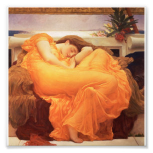 Frederic Leighton - Flaming June Foto Afdruk