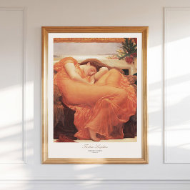 Frederic Lord Leighton Flaming June Schilderkunst Poster