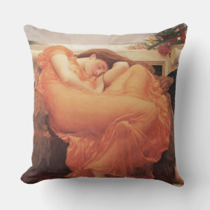 Frederic Lord Leighton Flaming June Square Art Kussen