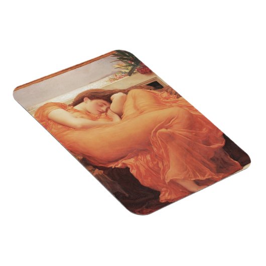 Frederic Lord Leighton Flaming June Square Art Magneet (Rechterzijde)