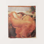 Frederic Lord Leighton Flaming June Square Art Wandkleed (Voorkant)