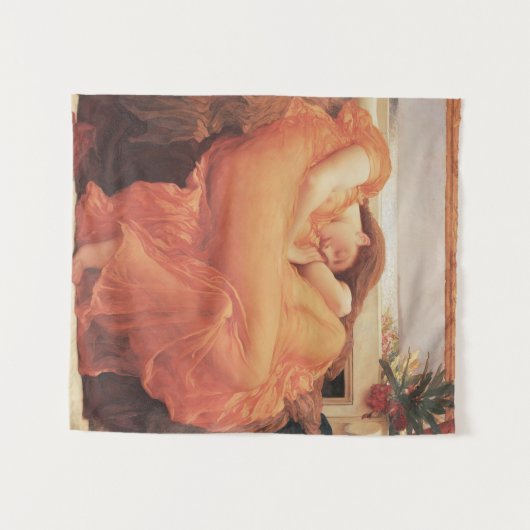 Frederic Lord Leighton Flaming June Square Art Wandkleed (Voorkant (horizontaal))