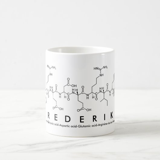 Frédéric peptide nom mug (Centre)