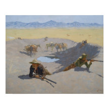 Frederic Remington - Bestrijding van het watergat