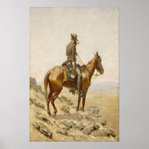 Frederic Remington Cowboy Schilderij Westerse Kuns Poster