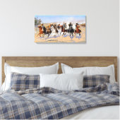 Frederic Remington Dash voor de Timber Canvas Afdruk (Insitu (Slaapkamer))