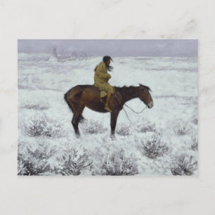 Frederic Remington - De Herd Boy Briefkaart