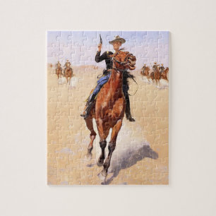 Frederic Remington De Trooper Legpuzzel