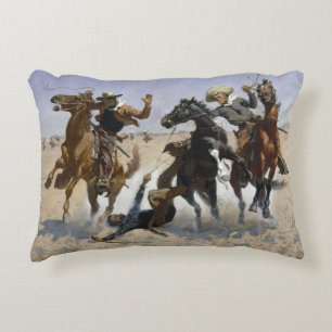 Frederic Remington - een complot aandoen Accent Kussen