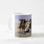Frederic Remington - een complot aandoen Koffiemok (Voorkant links)