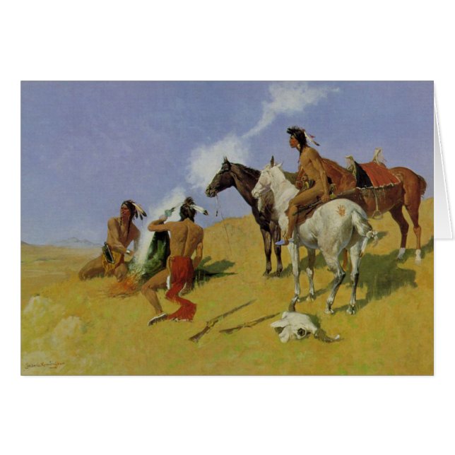 Frederic Remington - fumée (Devant horizontal)