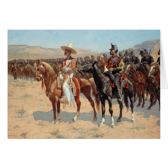 Frederic Remington - Le grand mexicain (Devant horizontal)