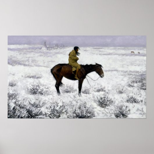 Frederic Remington the Herd Boy Poster (Voorkant)