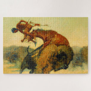 Frederic Remington Western Art "Episode - Buffalo Legpuzzel