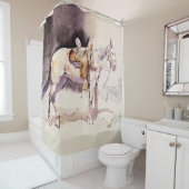 Frederic Remington Westerne Kunst Mexicaanse Pony Douchegordijn (In situ)