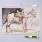 Frederic Remington Westerne Kunst Mexicaanse Pony Tissuepapier (Craft)
