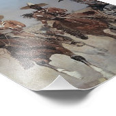 Frederic Remington Westerne kunst "Mexicaanse ride Foto Afdruk (Hoek)