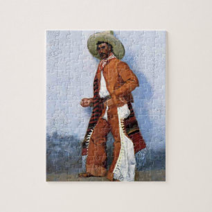 Frederic Remington Westerse Kunst “Een Vaquero” Legpuzzel
