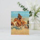 Frederic Remington's The Buffalo Runners (1909) Briefkaart (Staand voorkant)
