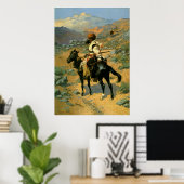 Frederic Remington's The Indian Trapper (1889) Poster (Thuiskantoor)