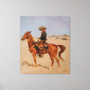 Frederic Remington's The Puncher (1895) Canvas Afdruk