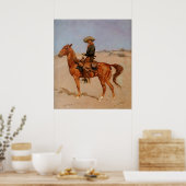 Frederic Remington's The Puncher (1895) Poster (Keuken)