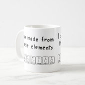 Frédéric tasse de nom de table périodique (Devant gauche)