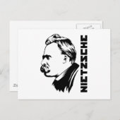 Frederich Nietzsche Portrait Briefkaart (Voorkant / Achterkant)