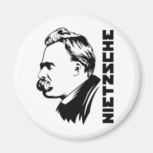 Frederich Nietzsche Portrait Magnet Magneet