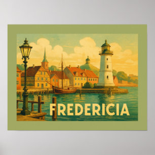 Fredericia Denemarken Soldaat Poster