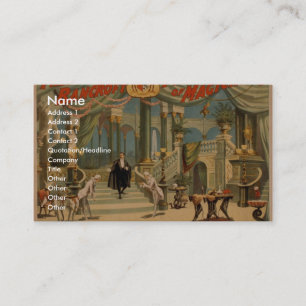 Frederick Bancroft, 'Het Magicische Paleis' Visitekaartje