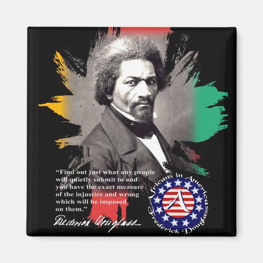 frederick douglas magneet (Voorkant)