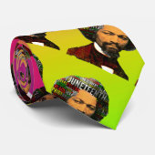 Frederick Douglass c1860s, Juneteenth Word Cloud Stropdas (Opgerold)