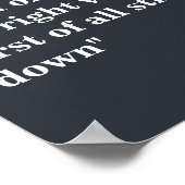 Frederick Douglass citaat over de vrijheid van men Poster (Hoek)