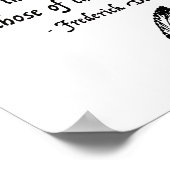 Frederick Douglass Free Speech Quote Poster (Hoek)